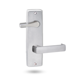 INT SQ END PLATE - ACCESSIBILE TURN AND LEVER 76 SATIN CHROME