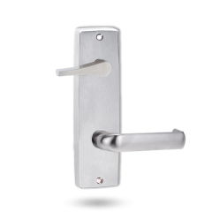 INT SQ END PLATE - ACCESSIBILE TURN AND LEVER 77 SATIN CHROME