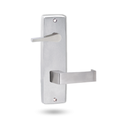 INT SQ END PLATE - ACCESSIBILE TURN AND LEVER 97 SATIN CHROME