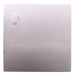 200 EXTERIOR PLATE WITH TURN ONLY LH STAINLESS STEEL