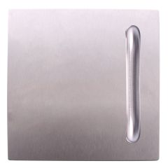 200 EXTERIOR PLATE WITH P1 PULL HANDLE STAINLESS STEEL