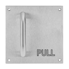 201 INTERIOR PLATE PULL OUTLINE WITH P1 PULL HANDLE RH STAINLESS STEEL