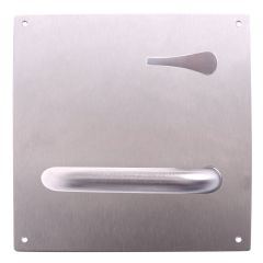 201 INTERIOR PLATE WITH DISABLED TURN & 96 LEVER RH STAINLESS STEEL