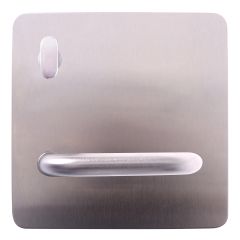 202 EXTERIOR PLATE WITH TURN & 96 LEVER LH STAINLESS STEEL