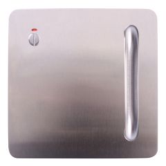 202 EXTERIOR PLATE WITH PRIVACY IND EMERGENCY TURN & P1 PULL HANDLE LH STAINLESS STEEL