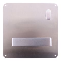 203 INTERIOR PLATE WITH TURN & 90 LEVER RH STAINLESS STEEL