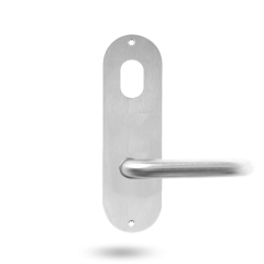 213 INTERIOR PLATE WITH CYLINDER HOLE & 96 LEVER STAINLESS STEEL