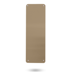 INT 10MM RADIUS CNR PUSH - PLAIN PLATE OIL RUBBED BRONZE