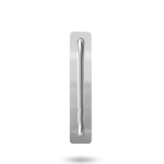 EXT PLATE 10MM RADIUS CNR - PULL HANDLE P3 ONLY STAINLESS STEEL