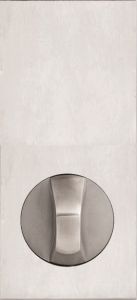 DETENTION PLATE NARROW CONCEALED FIX - KNOB 21 ONLY STAINLESS STEEL
