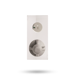 DETENTION PLATE NARROW CONCEALED FIX - PRIV IND EMERG TURN WITH KNOB 22 RH STAINLESS STEEL
