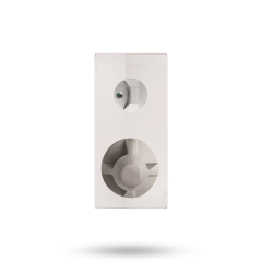 DETENTION PLATE NARROW CONCEALED FIX - PRIV IND TURN WITH KNOB 22 RH STAINLESS STEEL