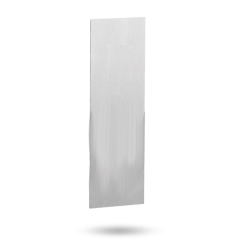 EXT ARTEFACT RECT PLATE - PLAIN NO LEVER STAINLESS STEEL