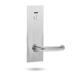EXT ARTEFACT RECT PLATE - PRIVACY INDICATING EMERGENCY TURN AND LEVER 70 STAINLESS STEEL
