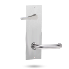 INT ARTEFACT RECT PLATE - ACCESSIBLE TURN AND LEVER 70 STAINLESS STEEL
