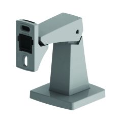 STEADFAST DOOR STOP FLOOR MOUNT SATIN CHROME