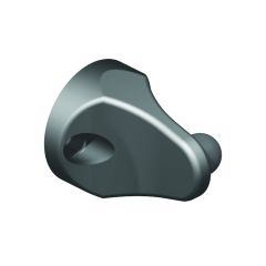 SLIDING DOOR STOP NO SCREWS BLACK