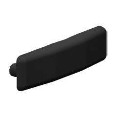 WEDGE 2 PIN 3.5MM NARROW BLACK