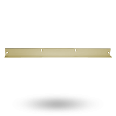 2616 SERIES ACCESSORY - ANGLED MOUNTING PLATE RAIL POLISHED BRASS