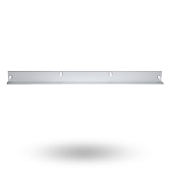 2616 SERIES ACCESSORY - ANGLED MOUNTING PLATE RAIL SILVER