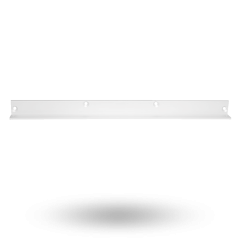 2616 SERIES ACCESSORY - ANGLED MOUNTING PLATE RAIL WHITE