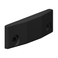 WEDGE RIVET 4MM BLACK