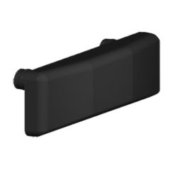 WEDGE 2 PIN 4MM BLACK