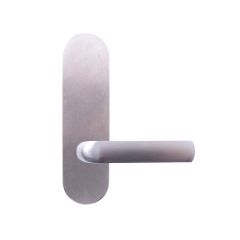 2805 ROUND END PLATE WITH 77 LEVER SATIN CHROME