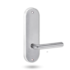 2905 ROUND END PLATE WITH 104 LEVER SATIN CHROME