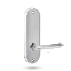 2905 ROUND END PLATE WITH 116 LEVER SATIN CHROME