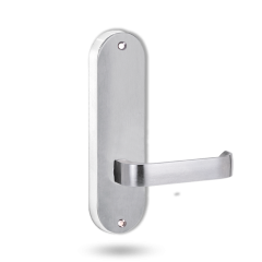 2905 ROUND END PLATE WITH 131 LEVER SATIN CHROME
