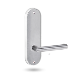 2905 ROUND END PLATE WITH 155 LEVER SATIN CHROME