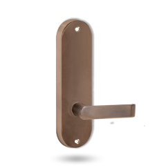 2905 ROUND END PLATE WITH 59 LEVER OIL RUBBED BRONZE