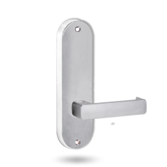 2905 ROUND END PLATE WITH 76 LEVER SATIN CHROME