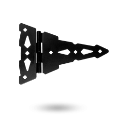 DD TECH WOOD T-HINGE CONTEMPORARY HEAVY DUTY - 203MM BLACK