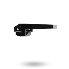 WEDGELESS WINDOW FASTENER FACE FIX LOW PROFILE 6MM FLAP RH BLACK
