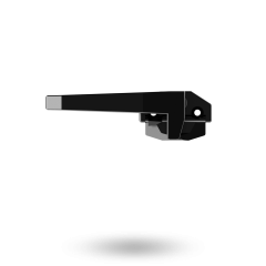 WEDGELESS WINDOW FASTENER FACE FIX LOW PROFILE 6MM FLAP LH BLACK