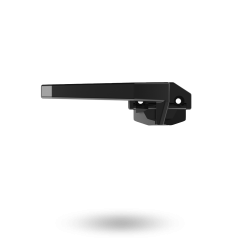 WEDGELESS WINDOW FASTENER FACE FIX HIGH PROFILE 6MM FLAP LH BLACK
