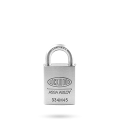 PADLOCK 334 STAINLESS STEEL BODY 45MM STAINLESS STEEL SHACKLE 25MM X 8.7MM 6PIN KEY ALIKE - TRADE PA