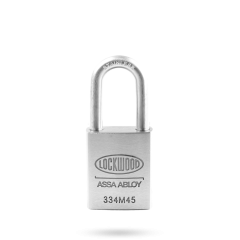 PADLOCK 334 STAINLESS STEEL BODY 45MM STAINLESS STEEL SHACKLE 48MM X 8.7MM 6PIN GEN6 4D - TRADE PACK