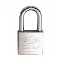 356S 63MM STEEL BODY PADLOCK D/LOCKING 50MM MOLY STEEL 11MM DIAMETER SHACKLE - BULK PK=10 TP