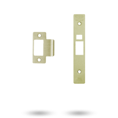 3570 SERIES FINISH KIT - STRIKE, FACE PLATE & SCREWS BRASS