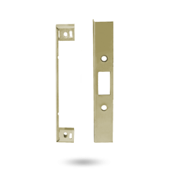 3571 SERIES - MORTICE LOCK REBATE KIT FOR 3571 DEADLOCKS UNLAQUARED POLISHED BRASS