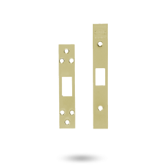 3571 SERIES FINISH KIT - STRIKE, FACE PLATE & SCREWS UNLAQUARED POLISHED BRASS
