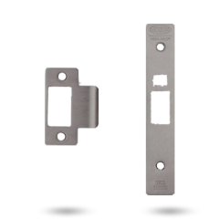 FINISH CONVERSION KIT -STRIKE AND SQUARE END FACE PLATE WITH SCREW POLYESTER POWDERCOAT