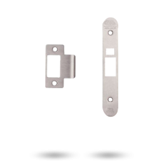 FINISH CONVERSION KIT TO SUIT 3772 -STRIKE, FULL RADIUS END FACE PLATE AND SCREW STAINLESS STEEL