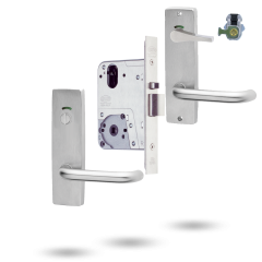 SELECTOR MKII ACCESSIBLE PRIV KIT - 60MM INCL FURNITURE SATIN CHROME