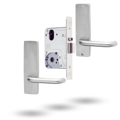 SELECTOR MKII PASSAGE KIT - 60MM INCL FURNITURE SATIN CHROME