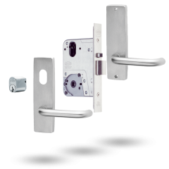 SELECTOR MKII STOREROOM KIT - 60MM INCL FURNITURE SATIN CHROME