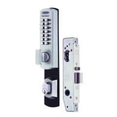 DX MECHANICAL DIGITAL KEY OVERRIDE KIT TO SUIT 3780 SERIES MORTICE LOCK SATIN CHROME
